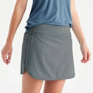 Free Fly Apparel Women's Breeze Bamboo-Lined Skort in Slate Grey